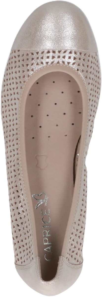 Lasergeschnittene Leder-Ballerinas