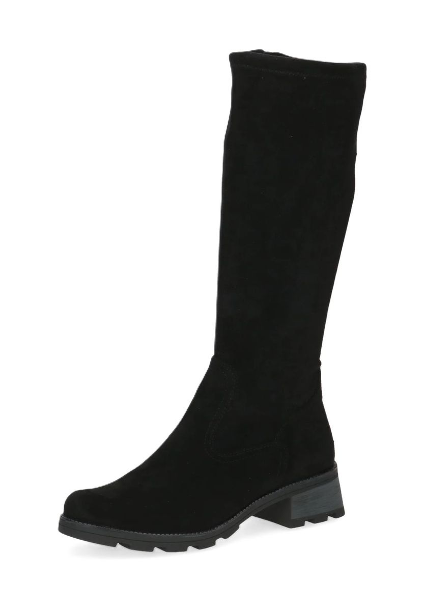 Klassische kniehohe Stiefel mit Blockabsatz
