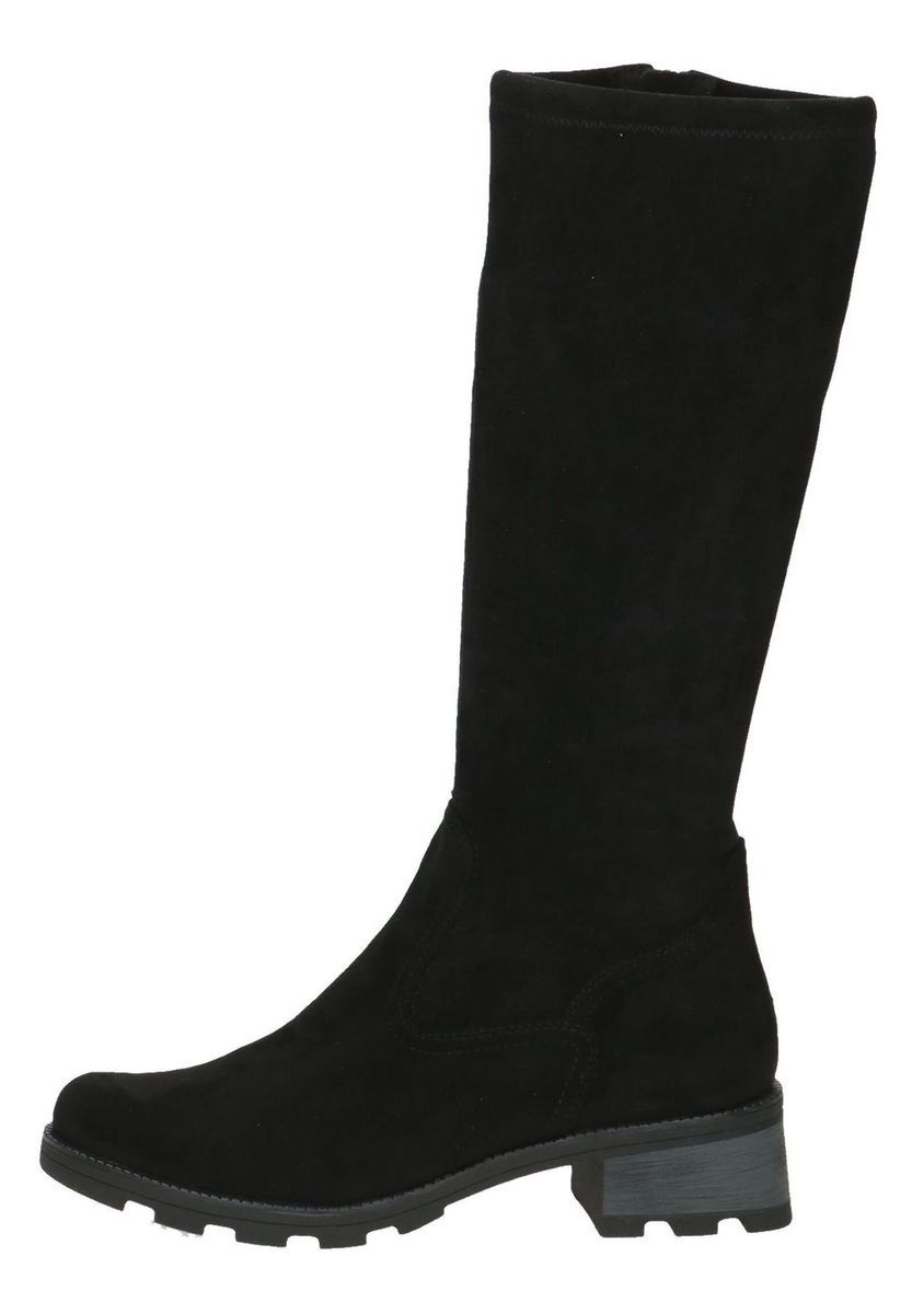 Klassische kniehohe Stiefel mit Blockabsatz