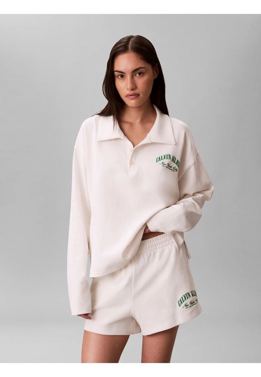 Jersey-Loungewear-Shorts mit Logo