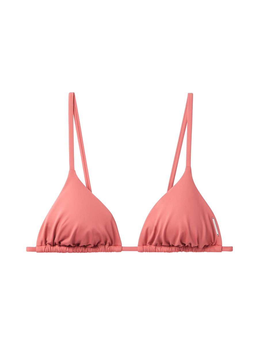Klassisches Triangel-Bikini-Oberteil mit Bindeband