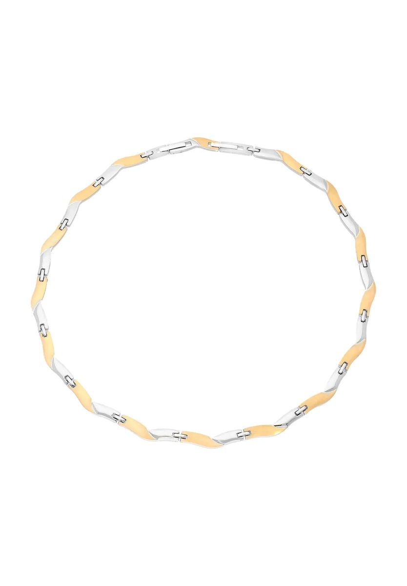 Elegantes Collier mit Wellengliedern