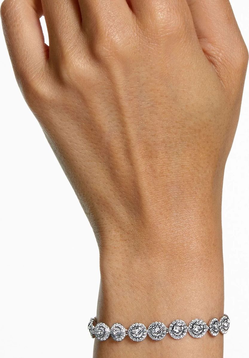 Elegantes Gliederarmband mit Kristall-Pavé