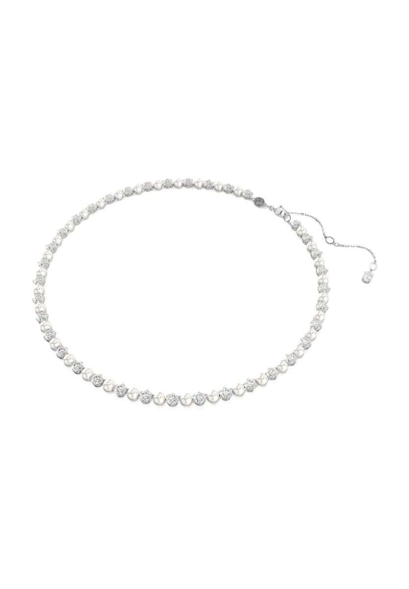 Allaround-Collier mit Perlen und Zirkonia