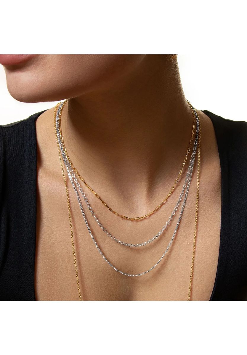 Elegante filigrane Figaro-Gliederkette