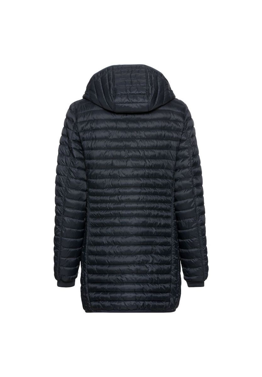 Leichte Gesteppte Longjacke mit Kapuze