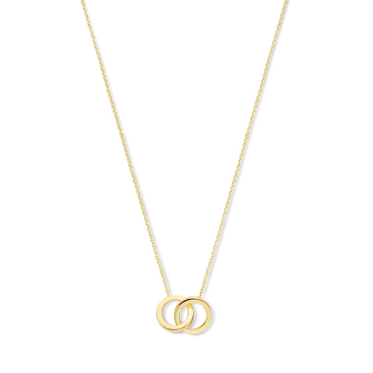 Halskette mit ineinandergreifenden Ringen