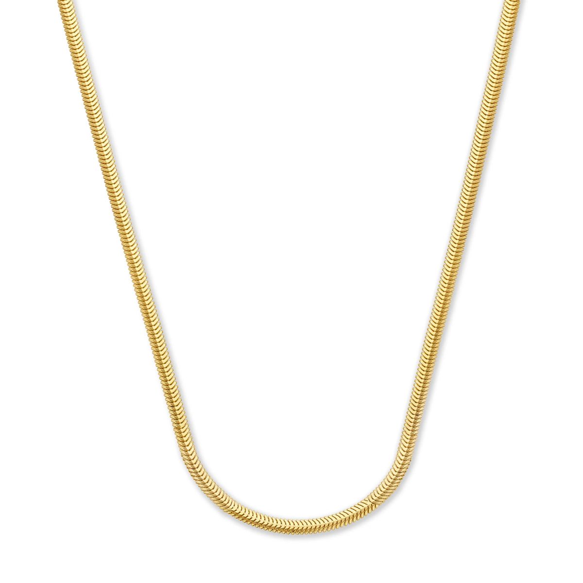 Elegante 14K Gold Schlangenkette