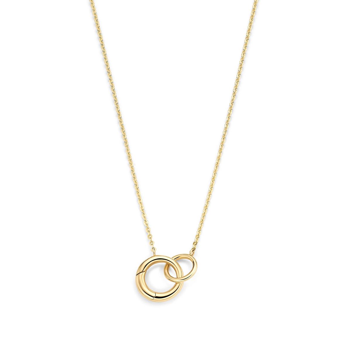 Halskette mit ineinandergreifenden Ringen