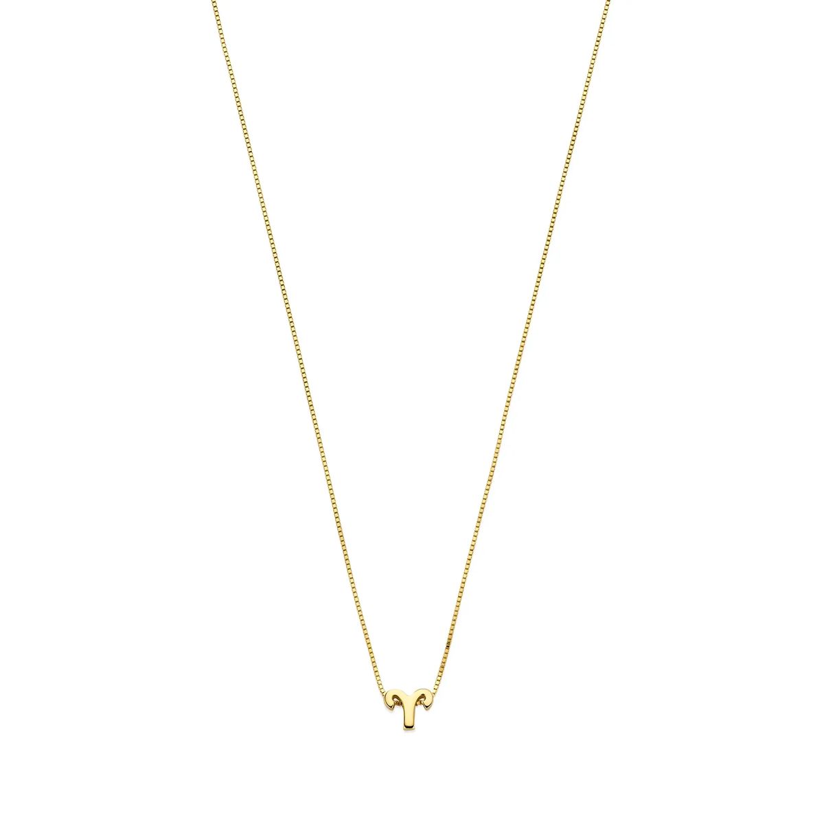 Minimalistisches Widder Sternzeichen Halsketten Set