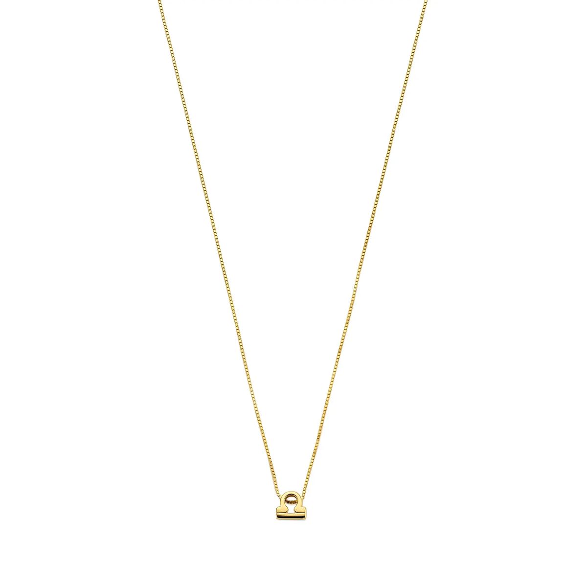 Goldkette mit Waage Sternzeichen-Anhänger
