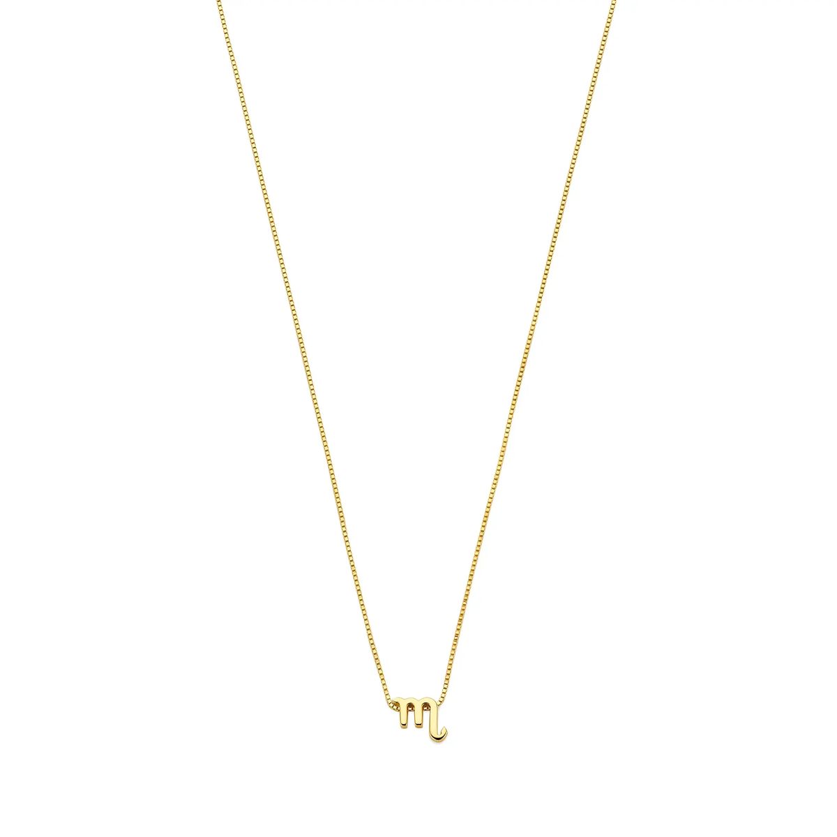 14 Karat Gold Skorpion Sternzeichen-Halskette
