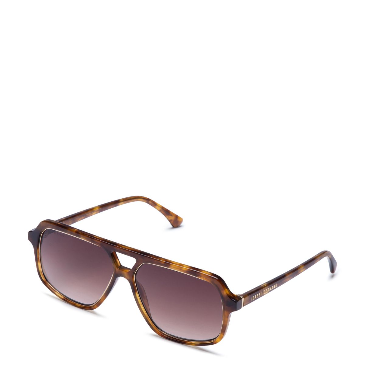 Moderne Aviator-Sonnenbrille mit Doppelsteg
