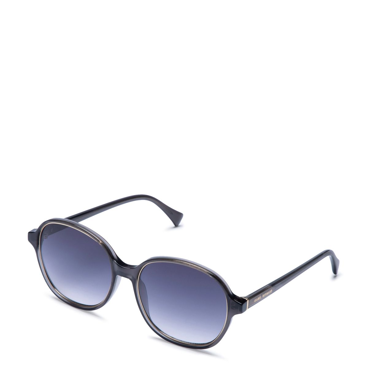 Elegante ovale transparente Sonnenbrille