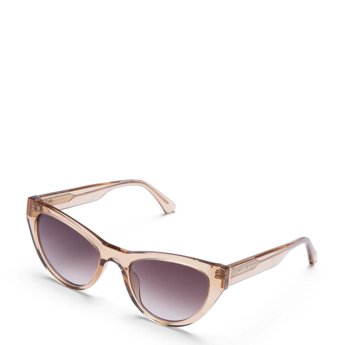 Transparente Cat-Eye-Sonnenbrille