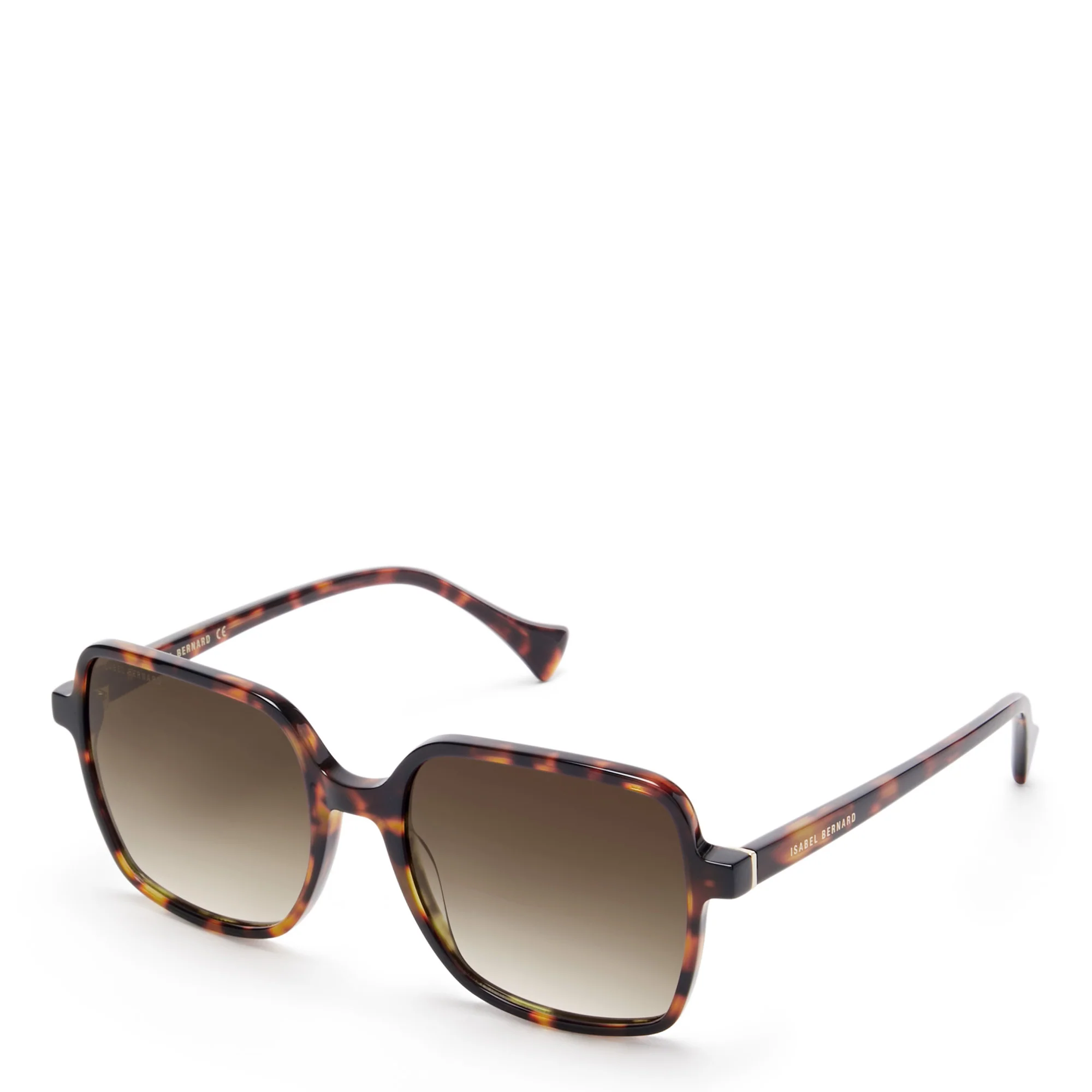 Chicke quadratische Brille in Schildpatt