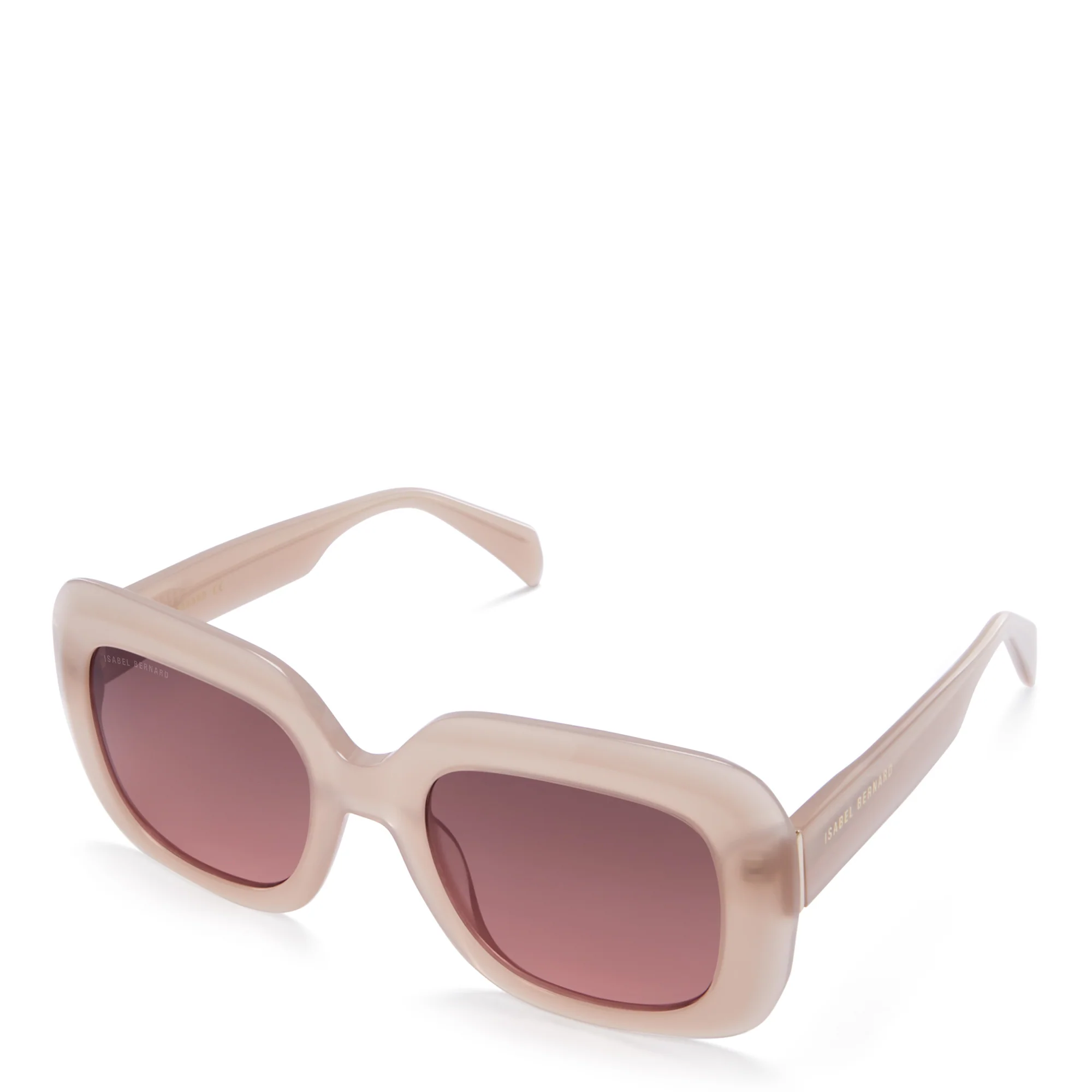 Moderne Quadratische Transparente Sonnenbrille