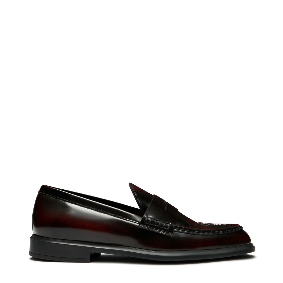 Polierte Penny-Loafer aus Spazzolato-Leder