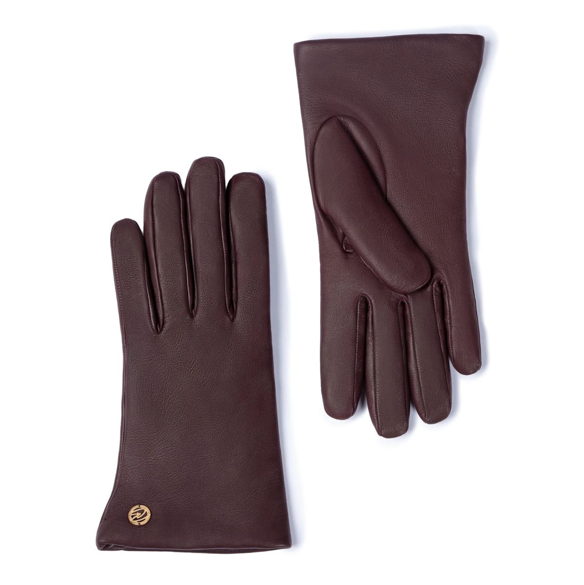 Elegante Kaschmir-Gefütterte Lederhandschuhe