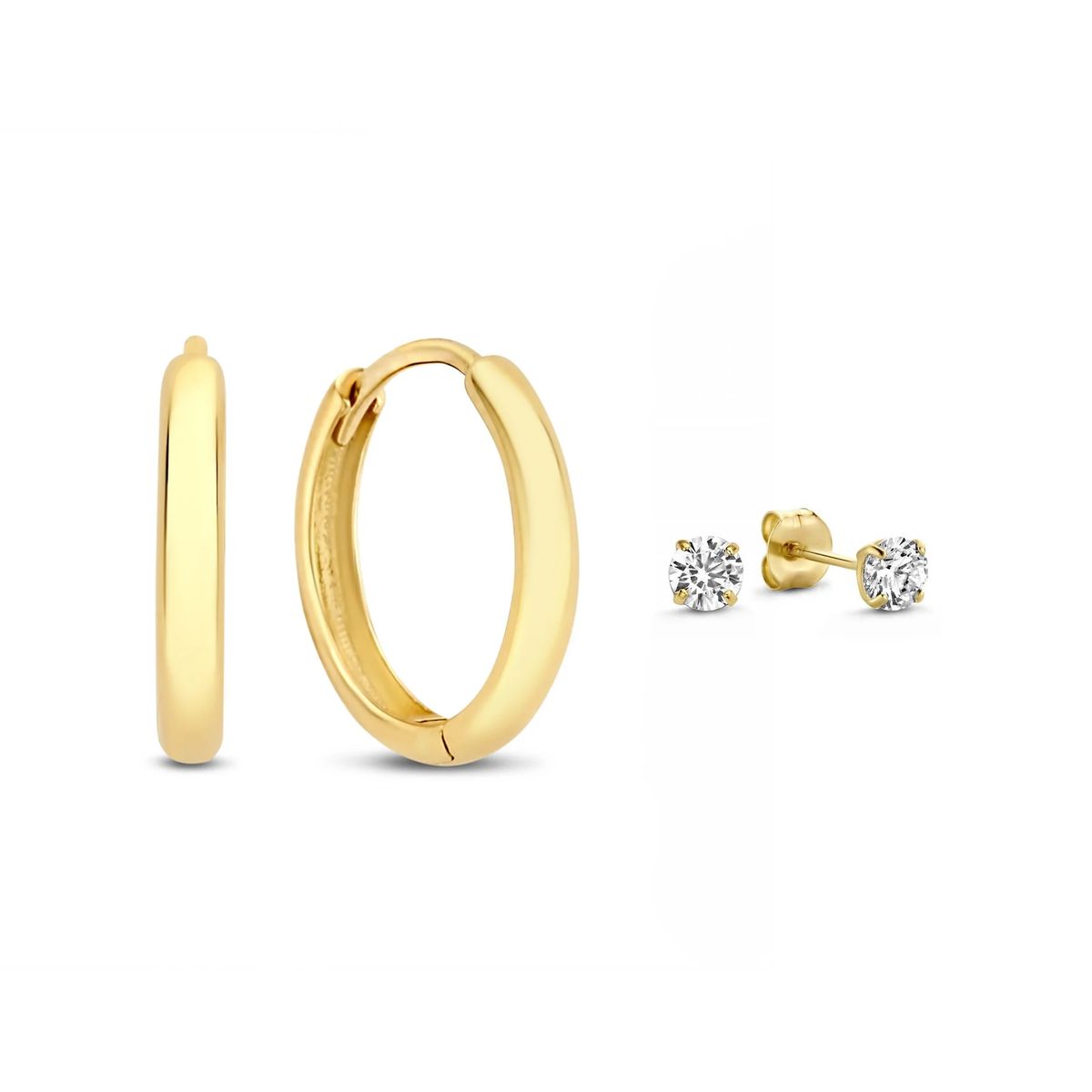 Ohrring-Set aus 14 Karat Gold
