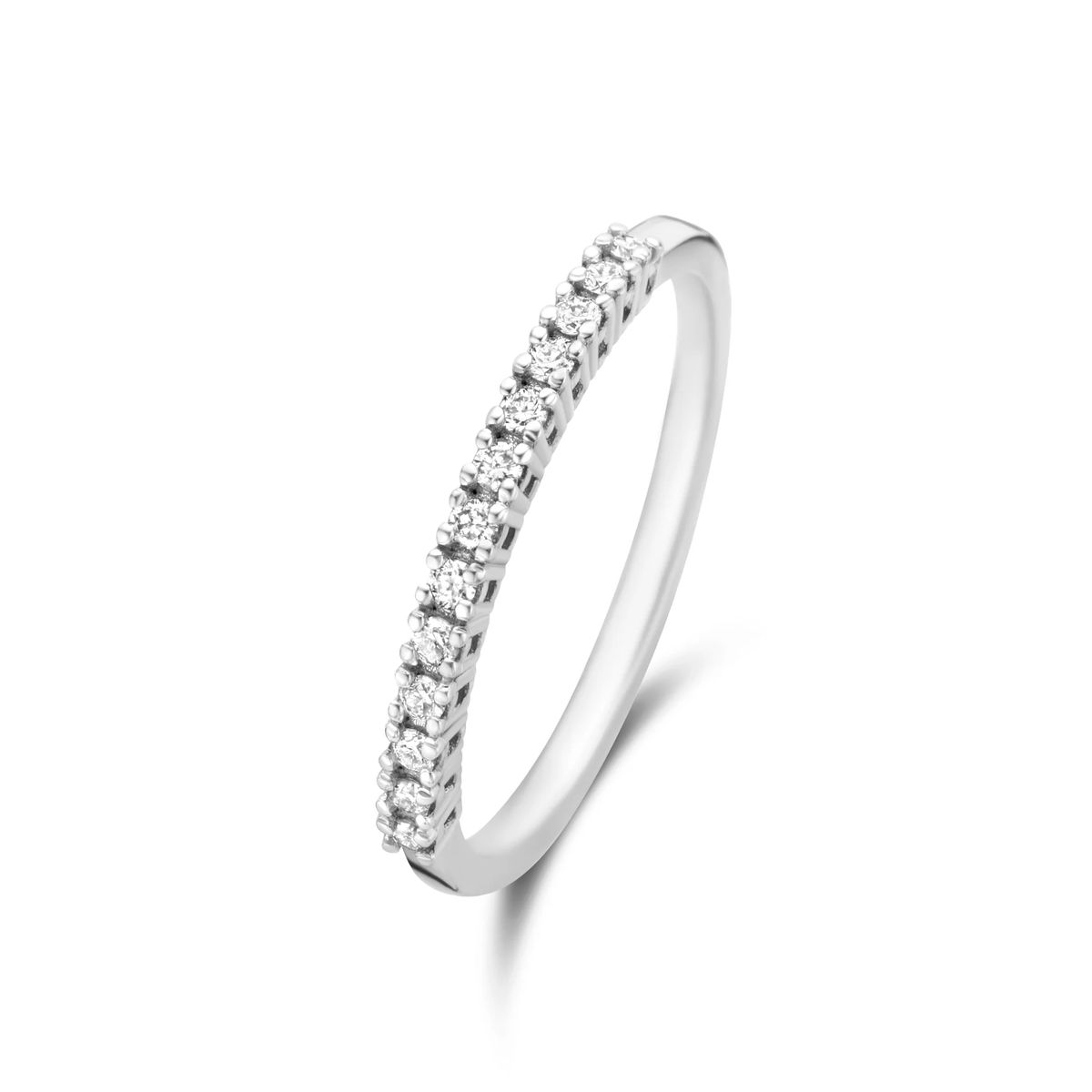 Diamant-Eternity-Ring aus Weißgold