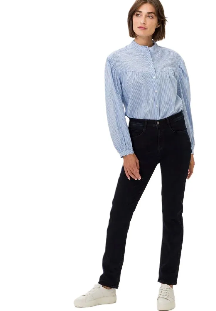 Klassische Stretch-Jeans mit geradem Bein
