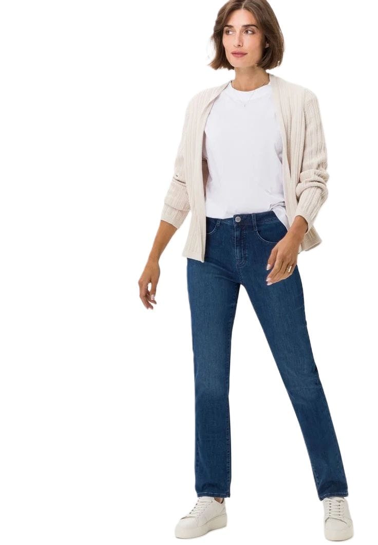 Klassische Stretch-Jeans mit geradem Bein