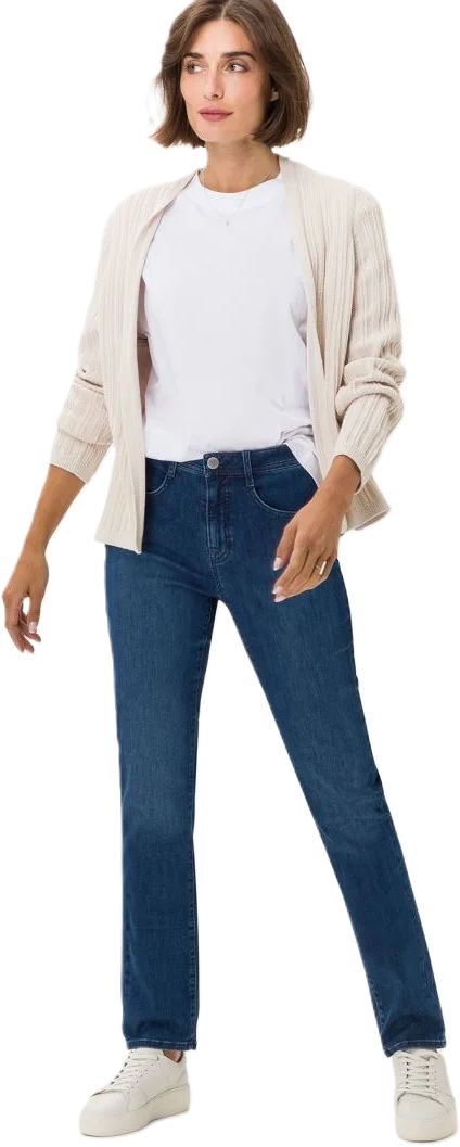Klassische Stretch-Jeans mit geradem Bein