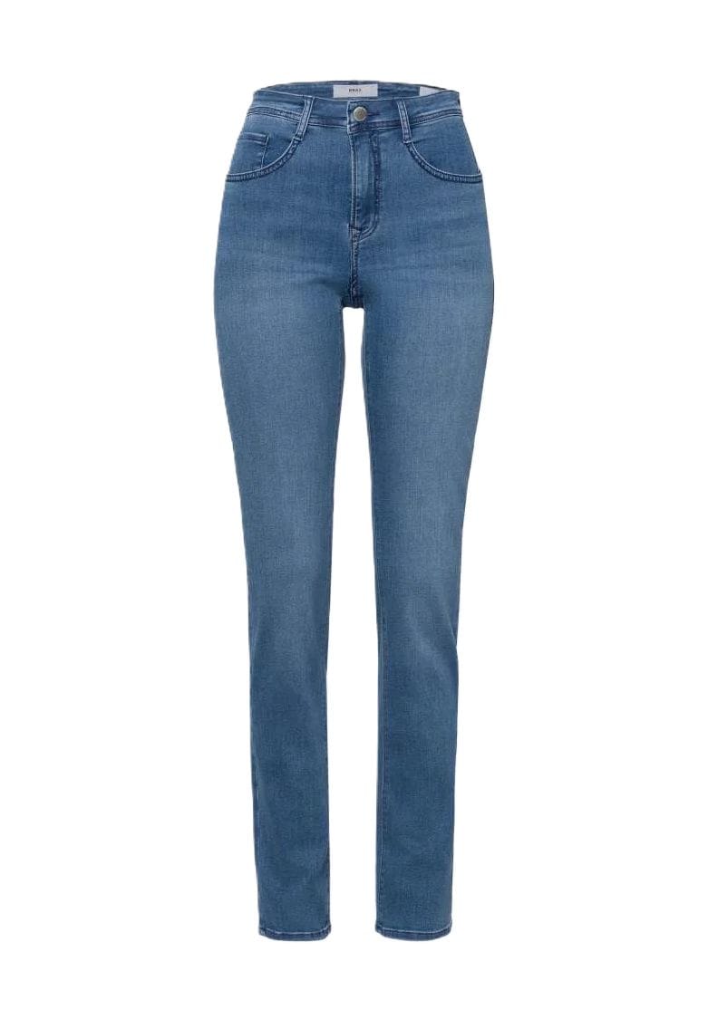 Vielseitige Straight-Leg-Jeans mit mittlerem Bund