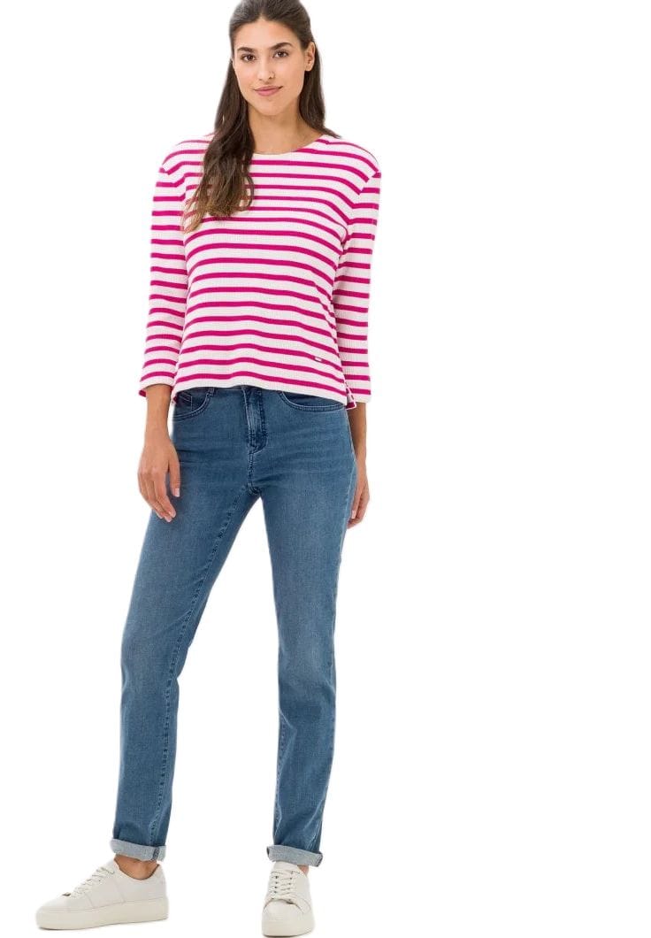 Vielseitige Straight-Leg-Jeans mit mittlerem Bund