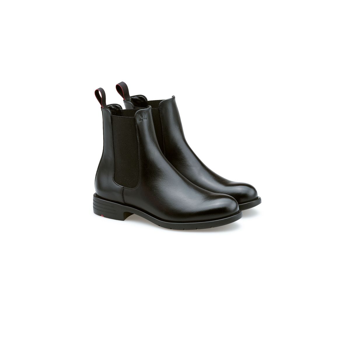 Klassische Chelsea Boots aus Glattleder