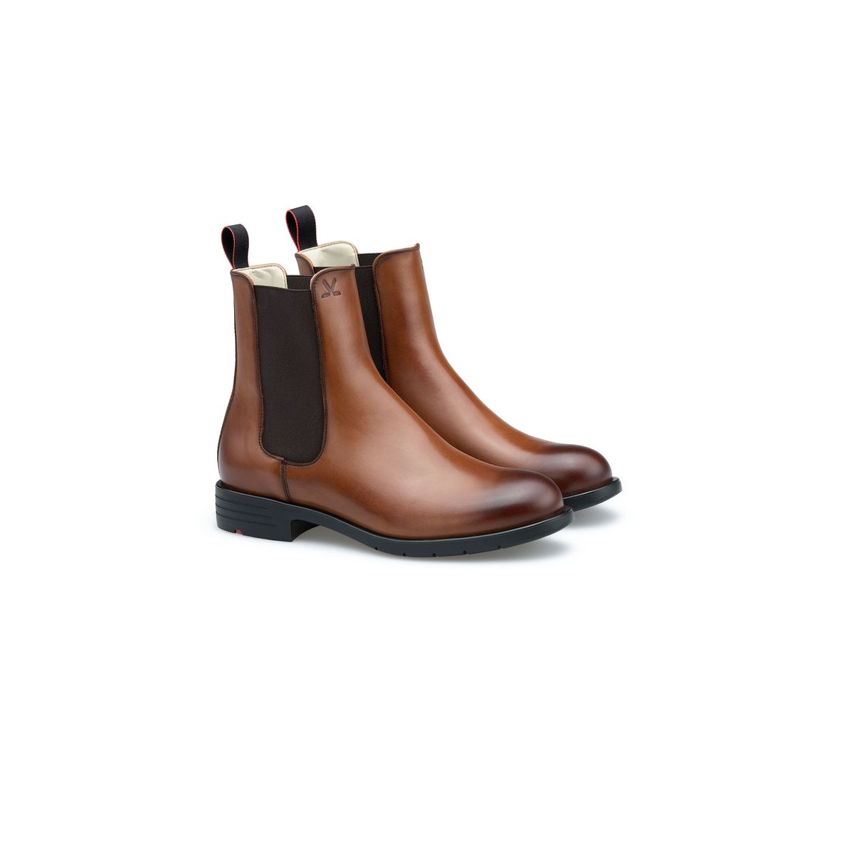 Klassische Chelsea-Boots aus Glattleder