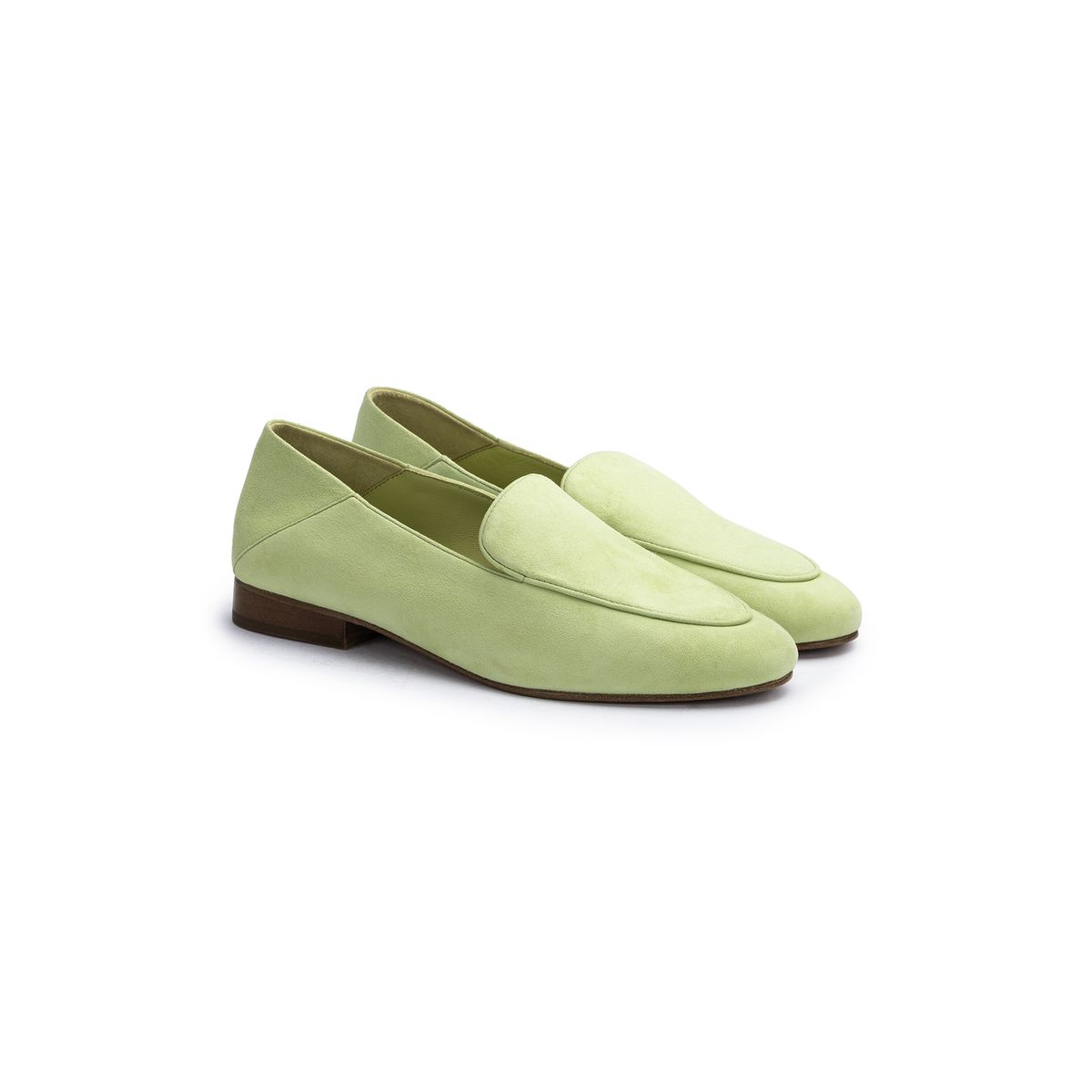 Elegante Slipper aus Rauleder