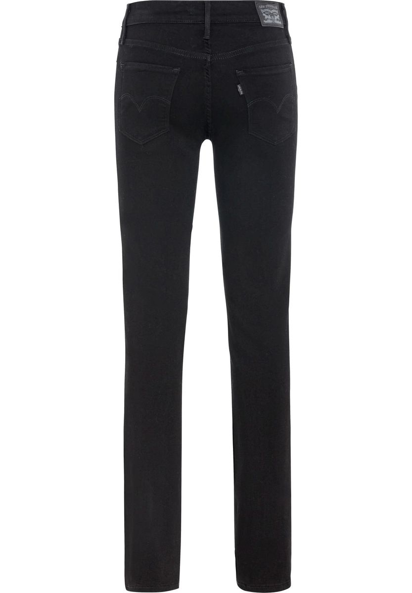 Klassische Straight-Leg-Jeans mit Mittelhohem Bund