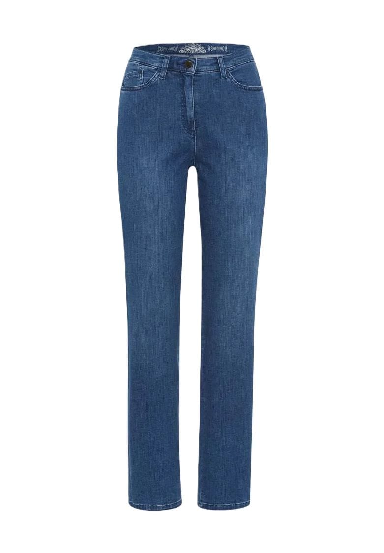 Straight-Leg-Jeans mit mittlerer Leibhöhe