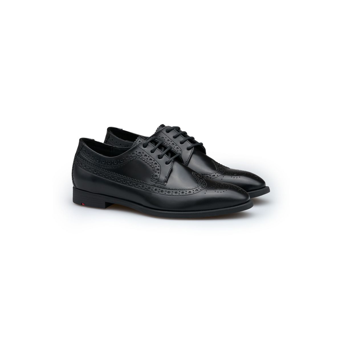 Klassische Brogue Derby-Schuhe aus Leder