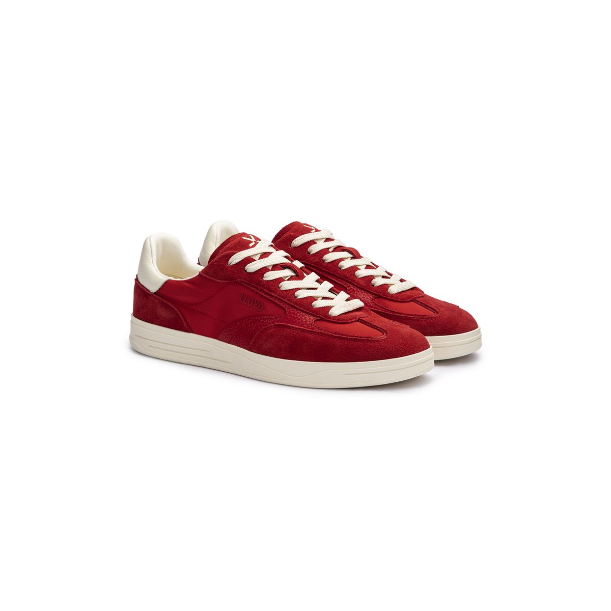 Low-Top Sneaker aus Wildleder und Nylon