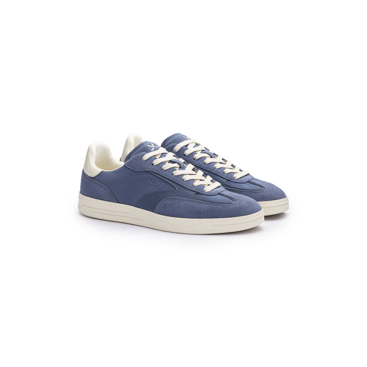 Moderner Low-Top Sneaker aus Nylon und Leder