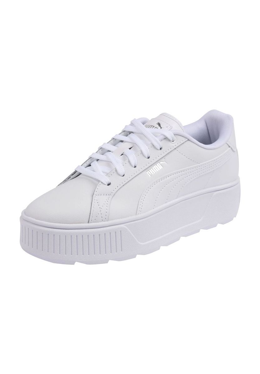Plateau-Sneaker in Leder-Optik