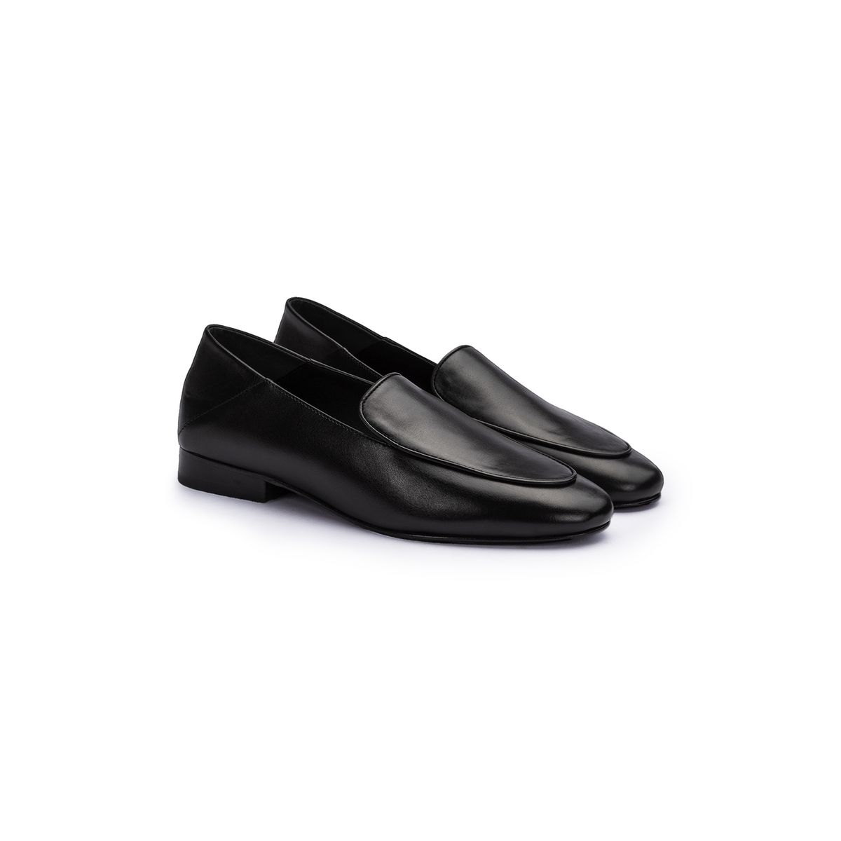 Elegante Slipper aus Glattleder