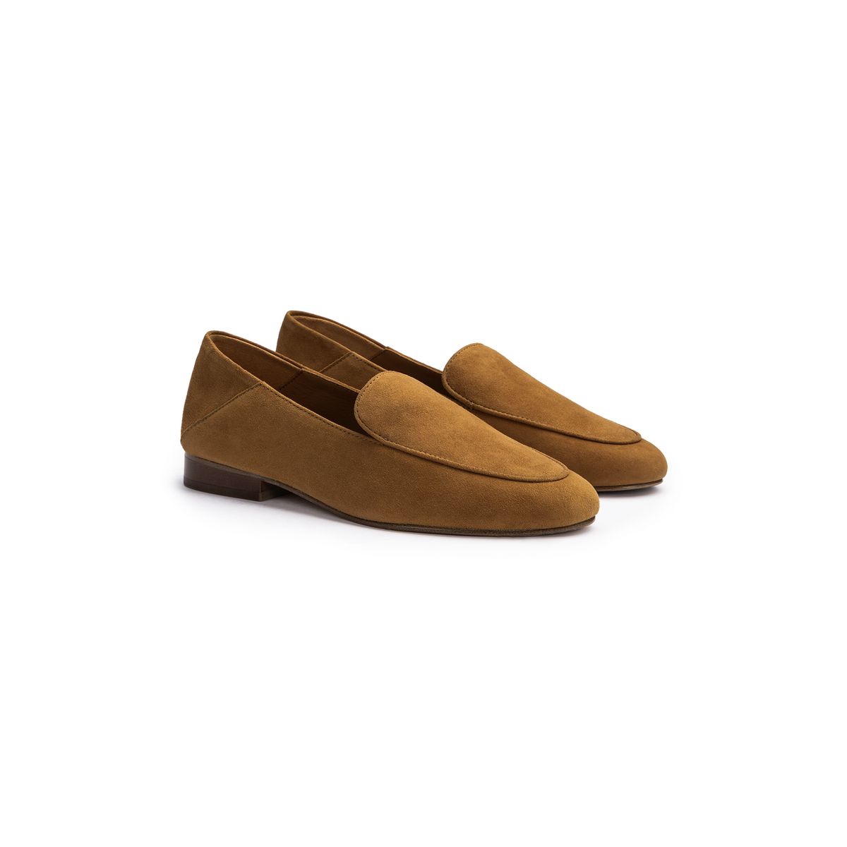 Elegante Slipper aus Rauleder
