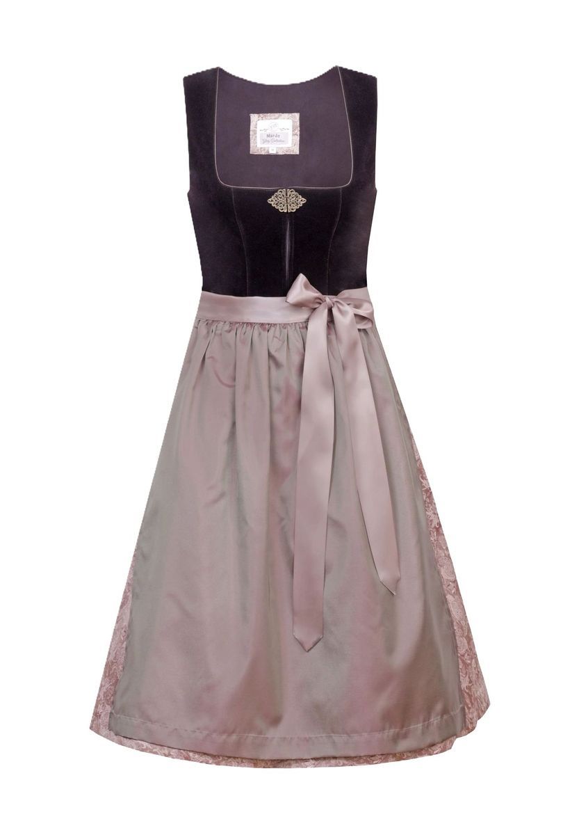 Traditionelles Dirndl mit Samtmieder