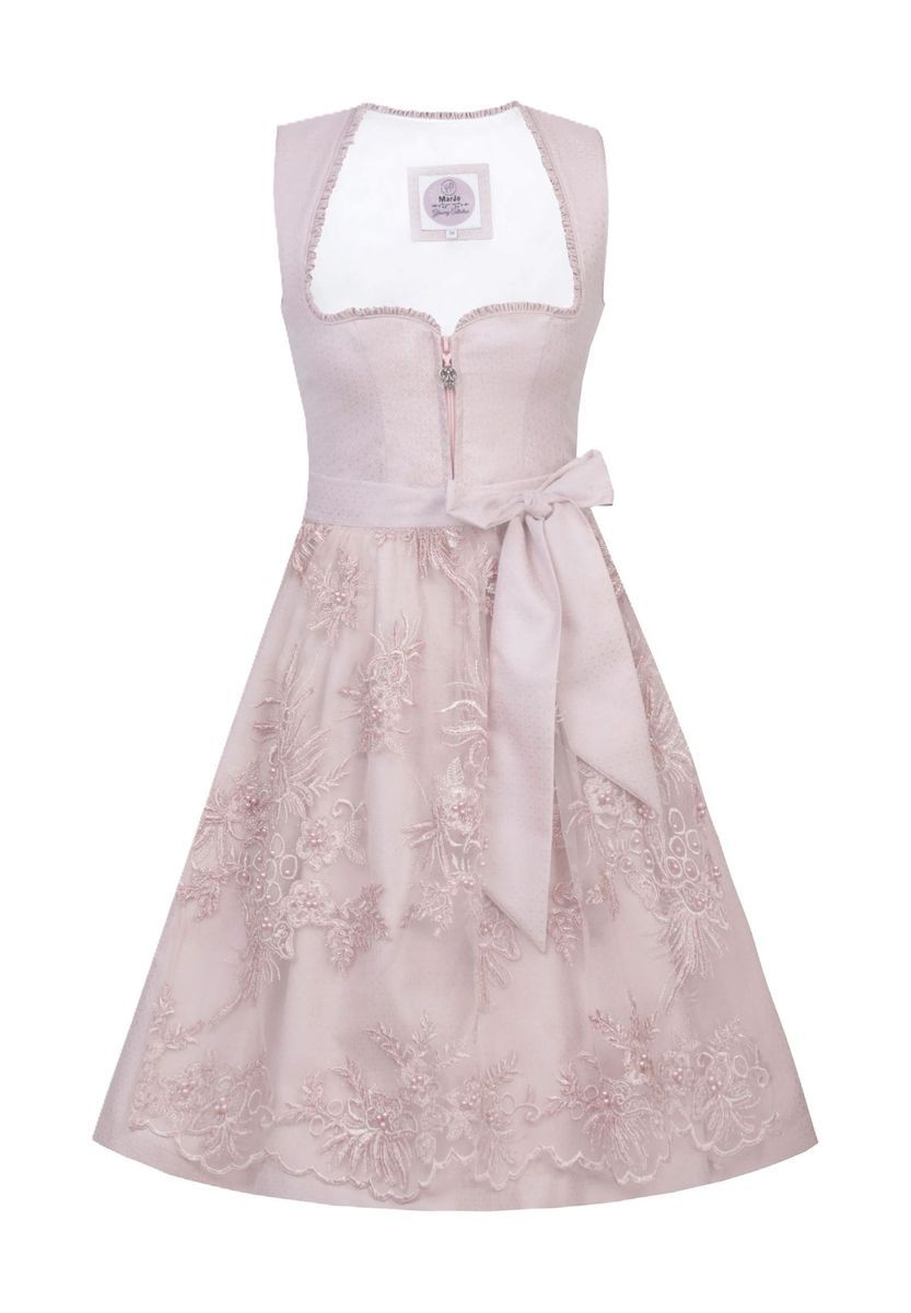 Elegantes Spitzendirndl mit Schürze
