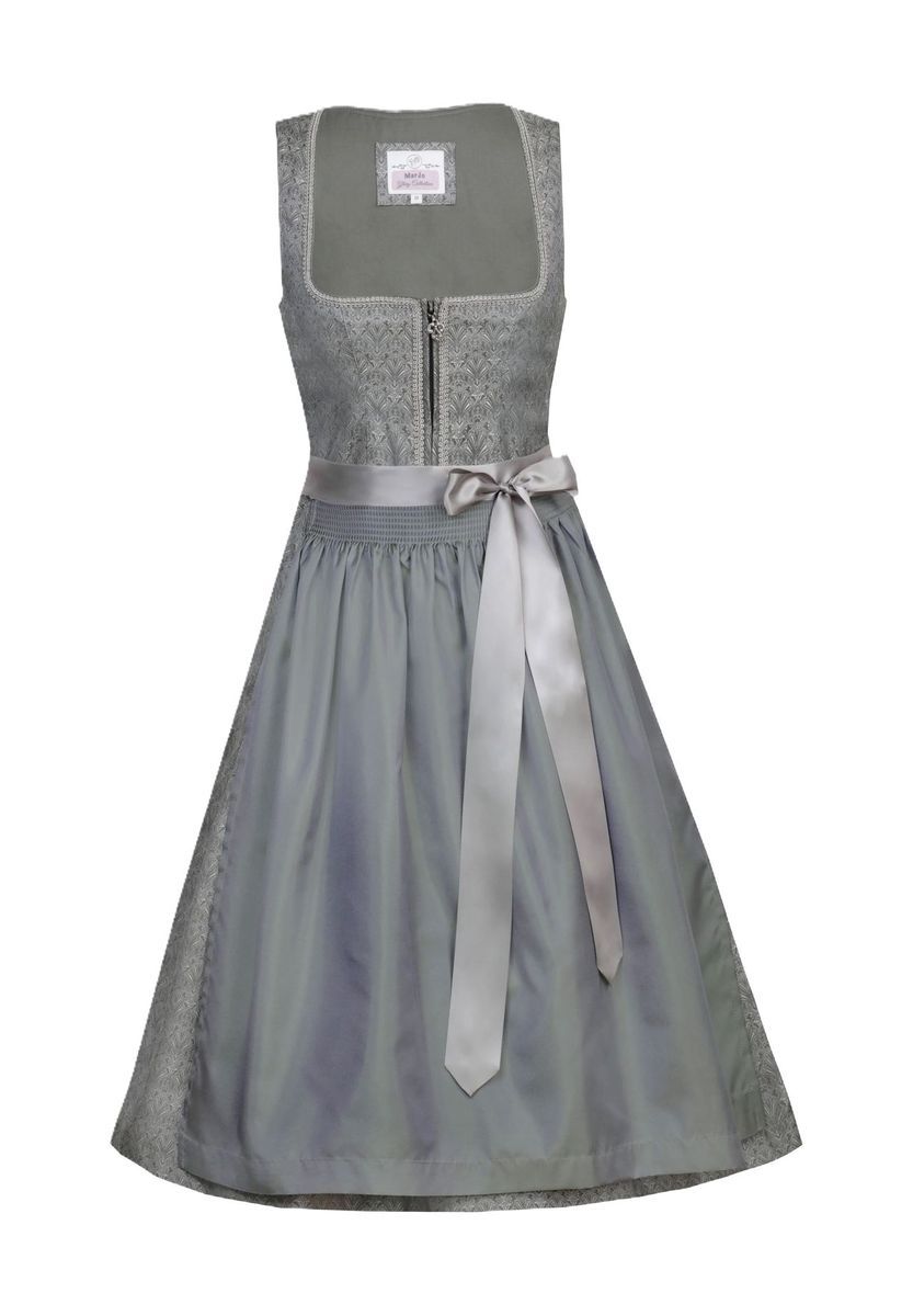 Elegantes Jacquard-Midi-Dirndl