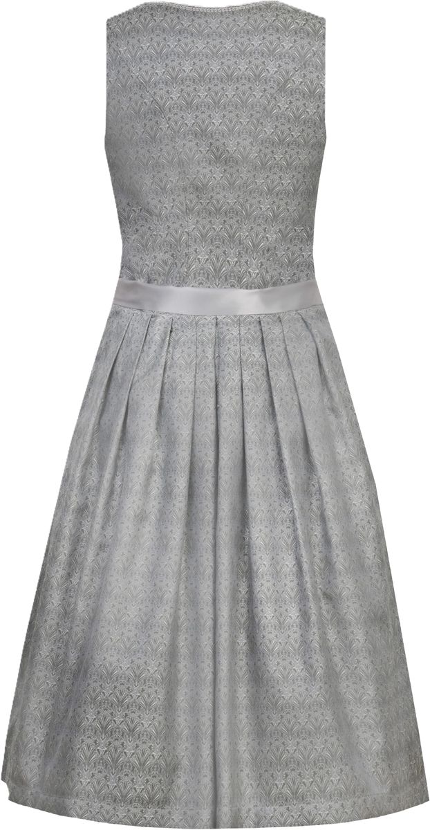 Elegantes Jacquard-Midi-Dirndl