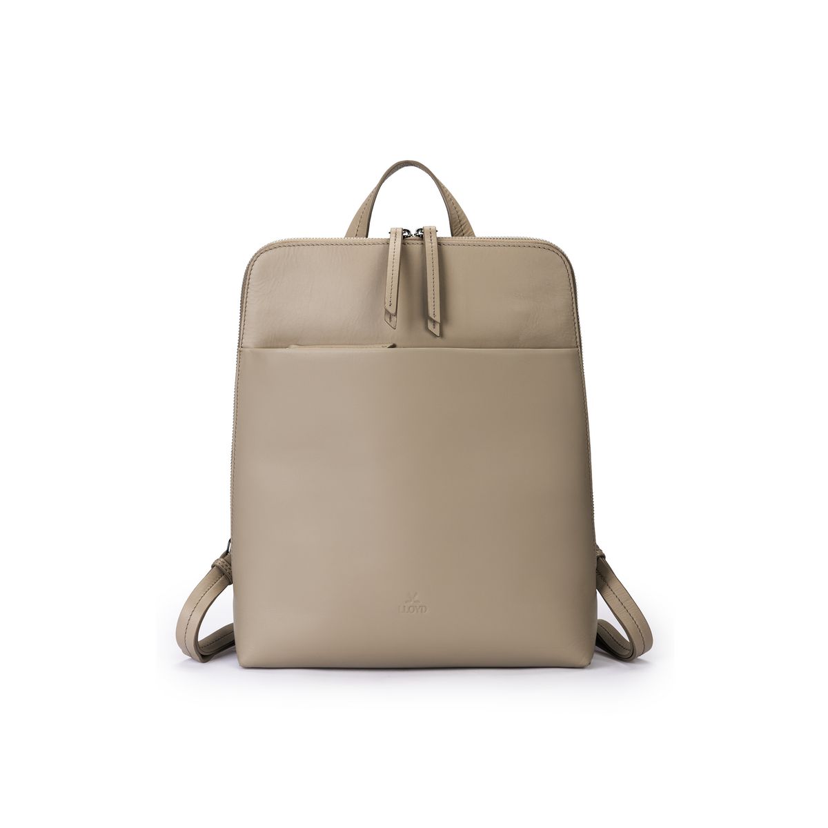 Schlichter Glattleder-Business-Rucksack
