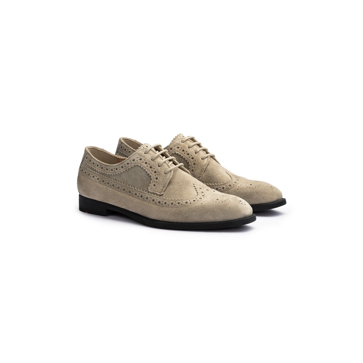 Eleganter Derby mit Brogue-Verzierung