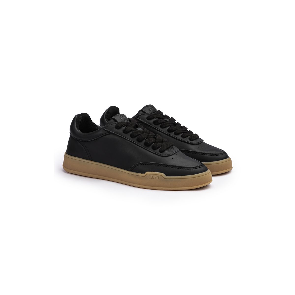 Schlichte Low-Top Leder-Sneaker