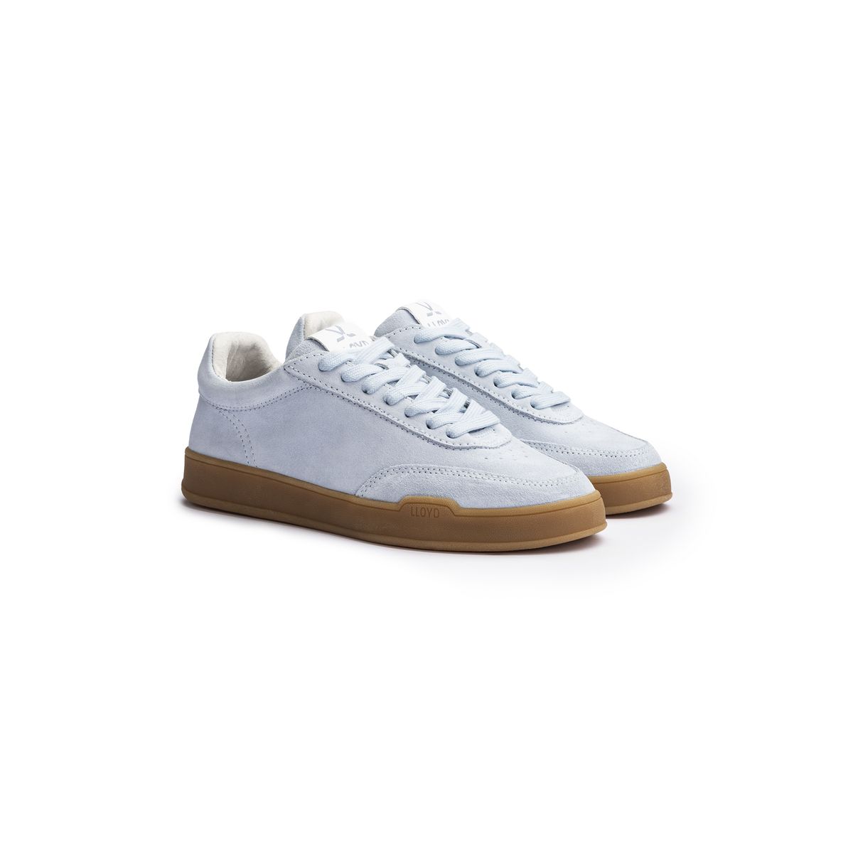 Minimalistische Rauleder Low-Top Sneaker