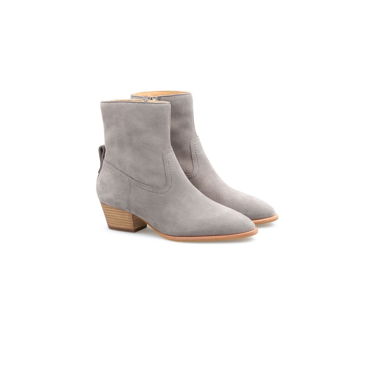 Elegante spitze Stiefeletten aus Rauleder